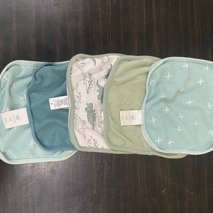 Cloud island 5 Baby washcloth green